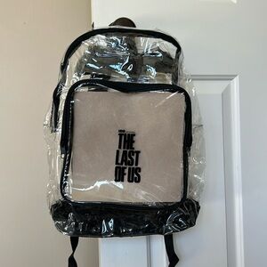 The Last of Us collectors see through backpack